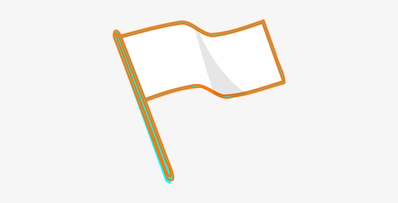 Flag, Race, White, Formula, Sport - ธง ขาว Png, transparent png download