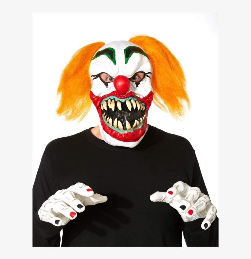 Clown Mask With Hands By Spirit Halloween, transparent png download