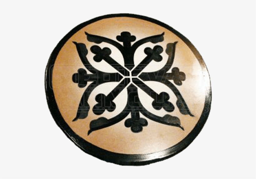 Wooden Medieval Cross Shield - Glass, transparent png download