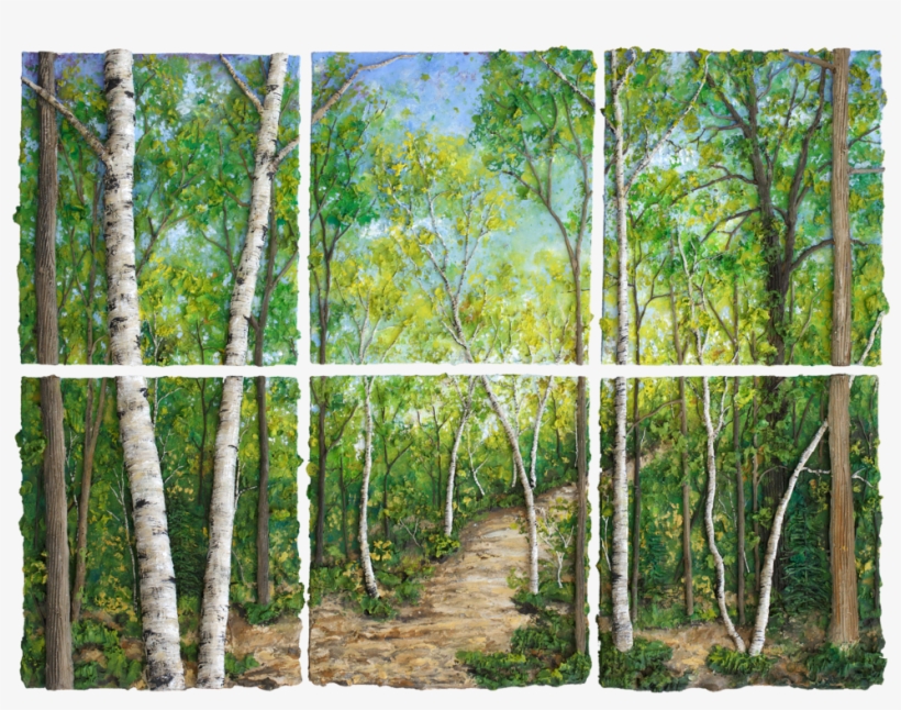 A Walk Inthe Woods 48w36h3d, transparent png download