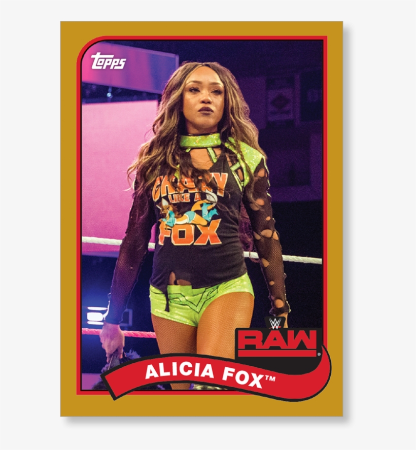 2018 Topps Wwe Heritage Alicia Fox - Wwe, transparent png download