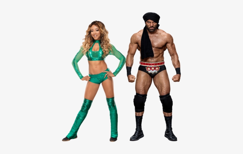 Alicia Fox & Jinder Mahal - Wwe Jinder Mahal Png, transparent png download