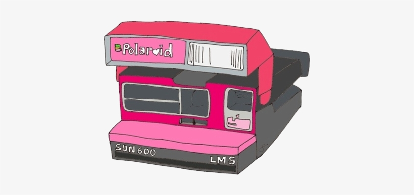 Rosy Art - Art Polaroid Camera Colors, transparent png download