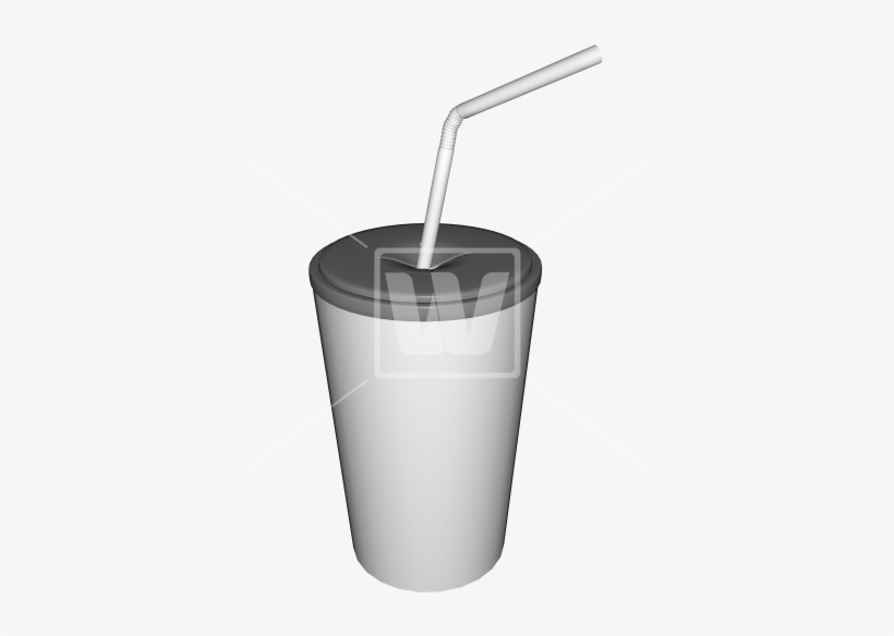 White Soda Cup - Soft Drink, transparent png download