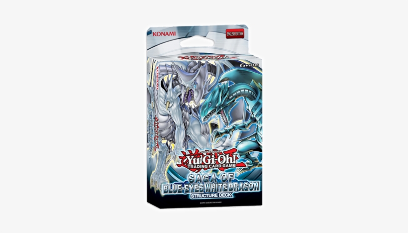 Saga Of Blue-eyes White Dragon Structure Deck - Yu-gi-oh! Saga Blue Eyes White Dragon Reprint Deck, transparent png download