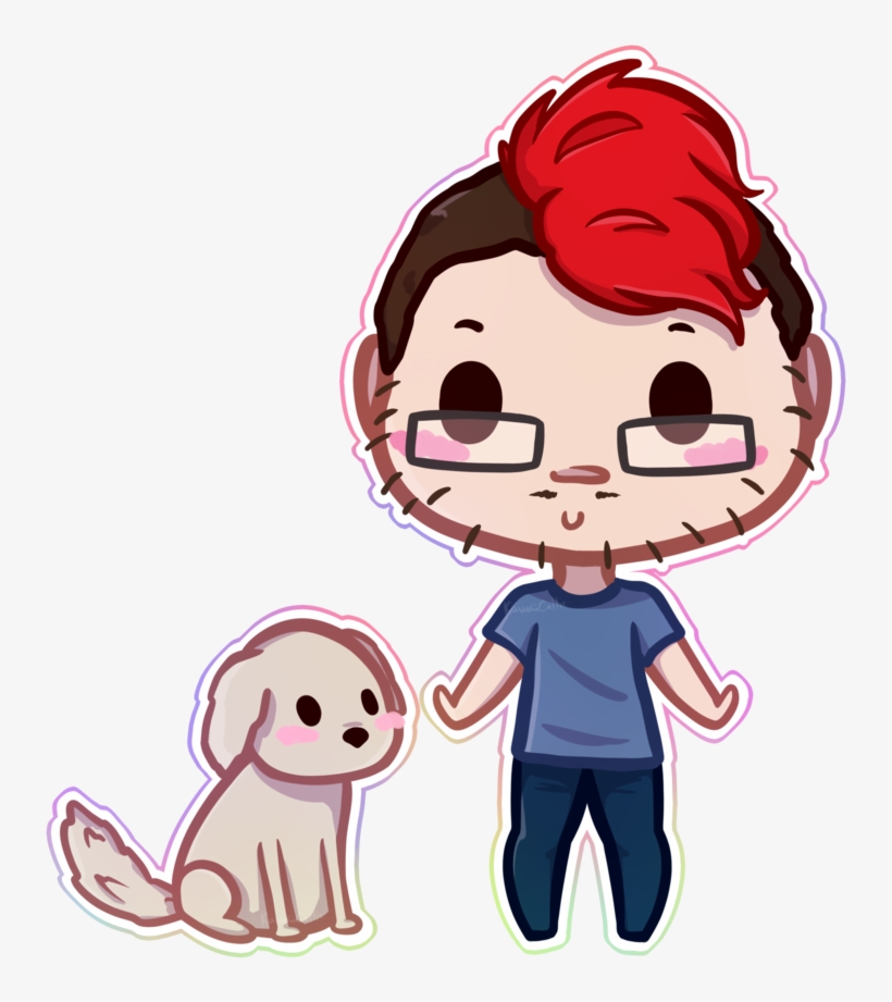 Mark And Chica By Kawaiicallie On Deviantart Vector - Sticker, transparent png download