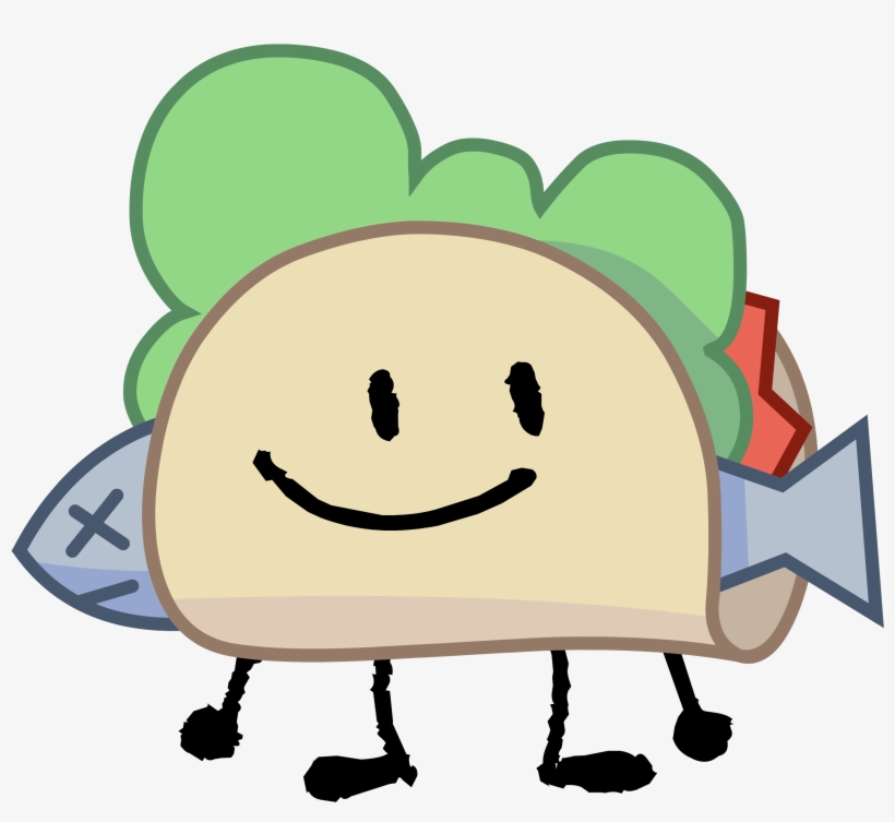 Taco Intro 2 Battle For Dream Island Taco Transparent Png 27x2343 Free Download On Nicepng