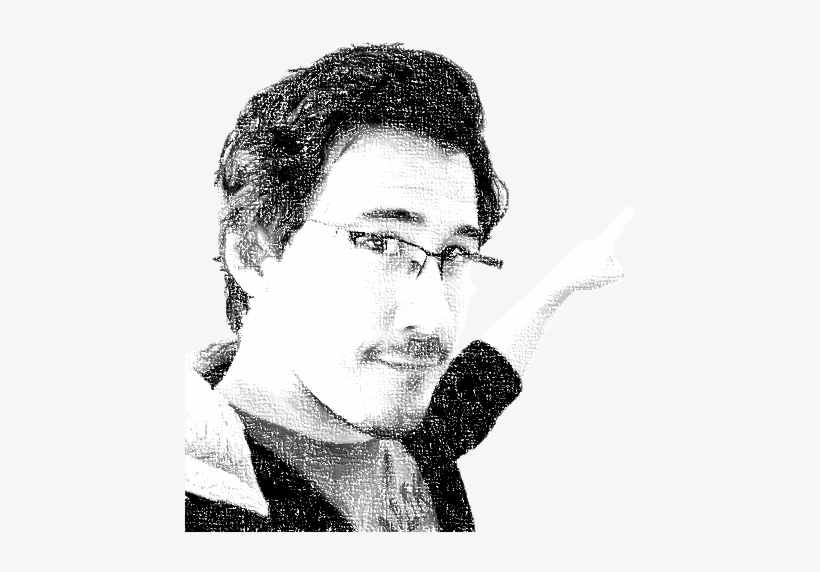 Markiplier By Jasonyut On Deviantart Black And White - Markiplier Transparent Png, transparent png download