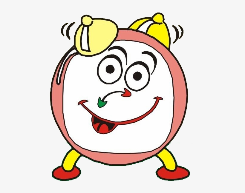 Cartoon Alarm Clock Hello Jpg Free Library - Good Morning Drawing, transparent png download