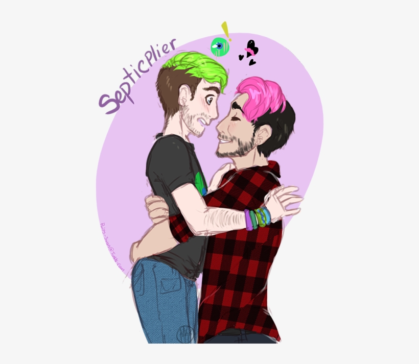 Therealjacksepticeye And Markiplier, You Two Must Now - Jacksepticeye And Markiplier Ship, transparent png download