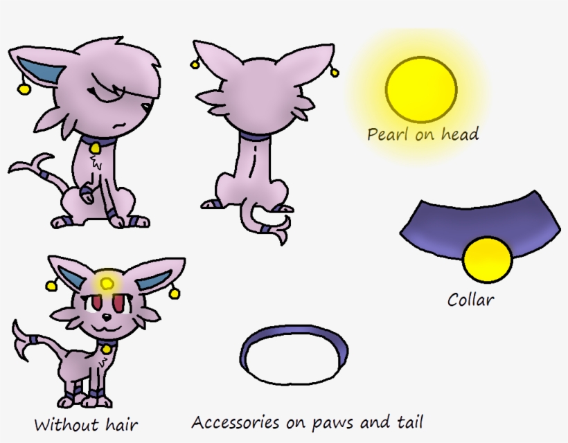 Espeon Oc - Cartoon, transparent png download
