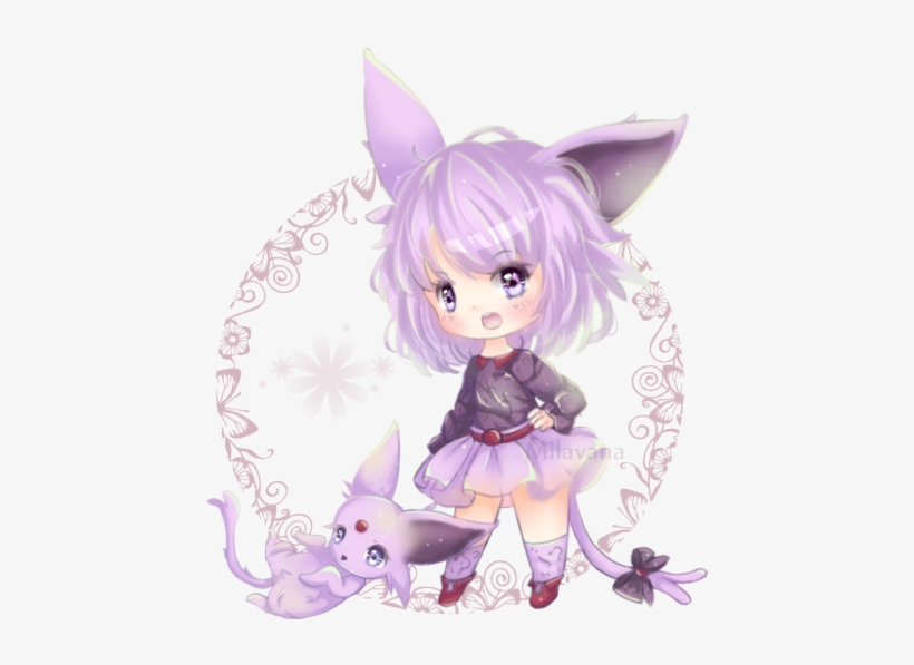 Recent Pokémon Gijinka, Espeon <3 - Cartoon, transparent png download