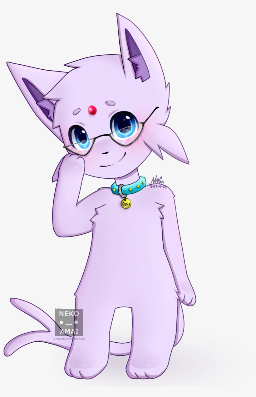 Chibi Espeon - Espeon, transparent png download