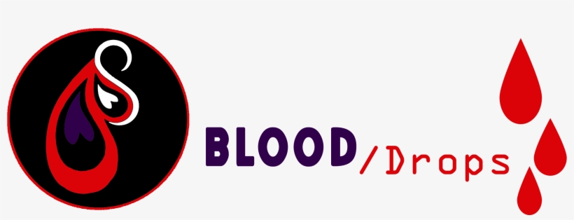 Blood Drops Header - Circle, transparent png download