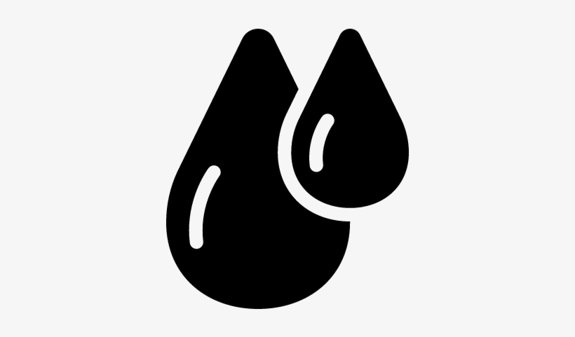 Two Blood Drops Vector - Hospital, transparent png download