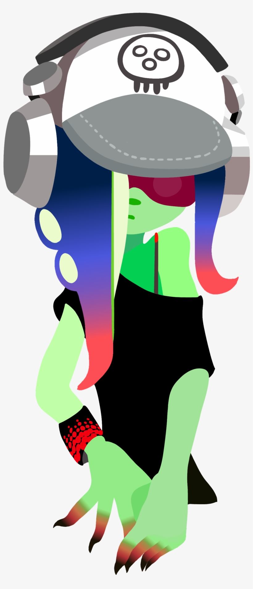 Quick Vector Of Dedf - Splatoon 2 Octo Expansion De F1sh, transparent png download