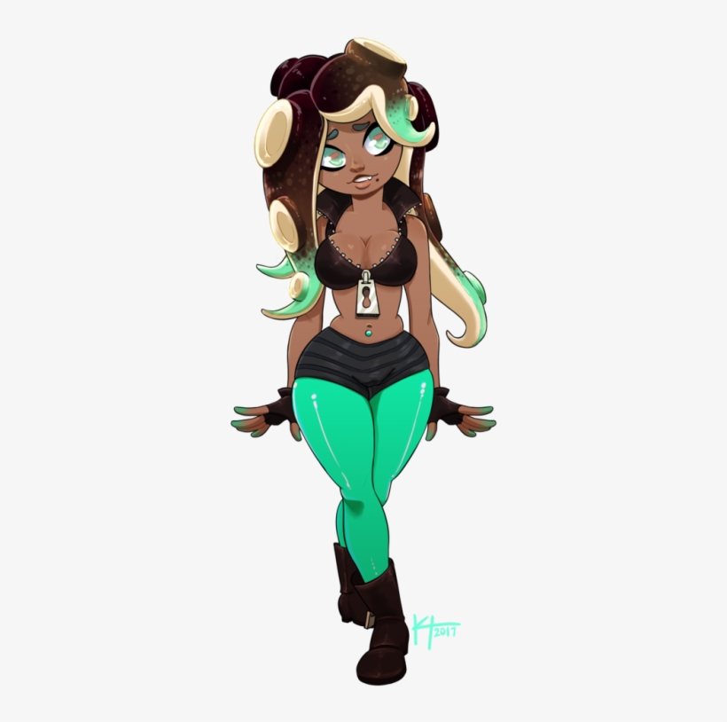 Marina From Splatoon 2 I Love Her- Commission Info - Octo Girl Splatoon 2, transparent png download