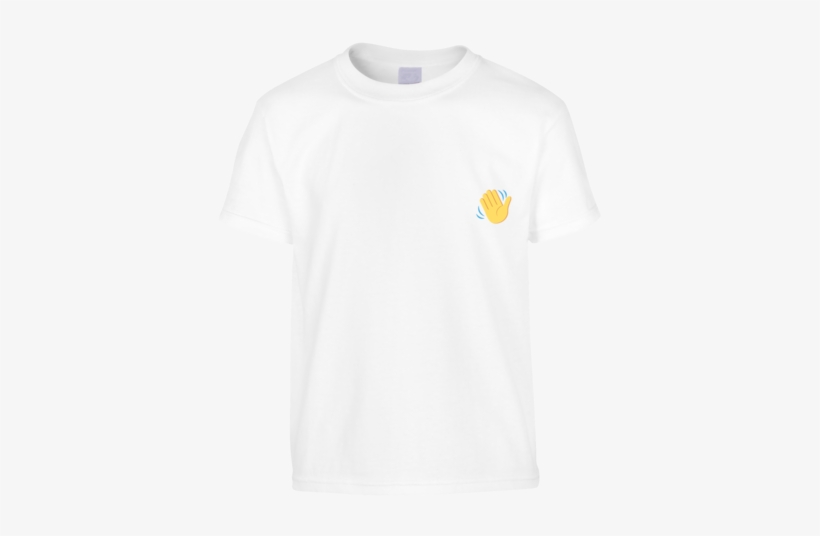 Wave Emoji T-shirt - T-shirt, transparent png download