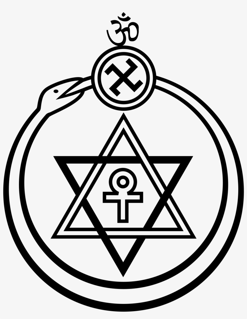 Png Black And White Library File Theosophicalseal Svg - Avataras: Four Lectures Delivered At The Twenty-fourth, transparent png download