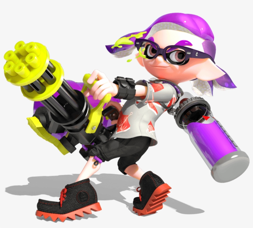 Hero-char - Splatoon 2 Character Png, transparent png download