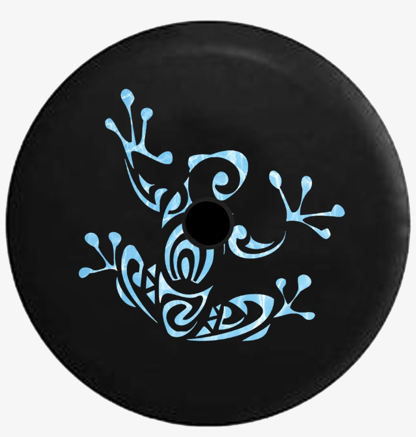 Water Sea Tribal Tree Frog - Ride Catalog Flag - Tree Frog Funky Rainforest Endangered, transparent png download