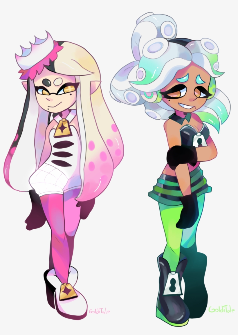 Callie Pearl And Marie Marina Fusions - Pearl Off The Hook, transparent png download