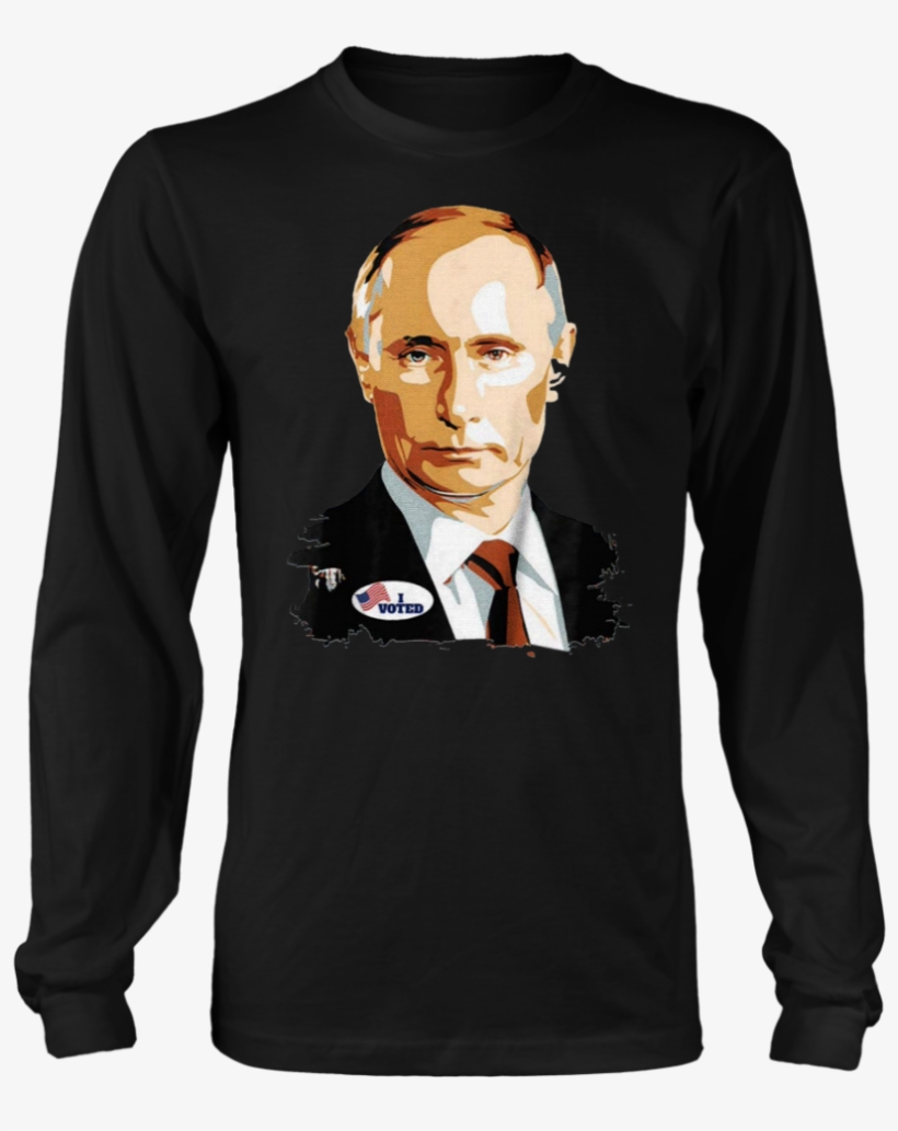 I Voted Vladimir Putin With Sticker Graphic T-shirt - Loving Memory Of My Dad T Shirt, transparent png download