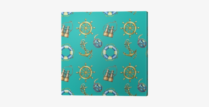 Isolated On Turquoise Background - Ship, transparent png download