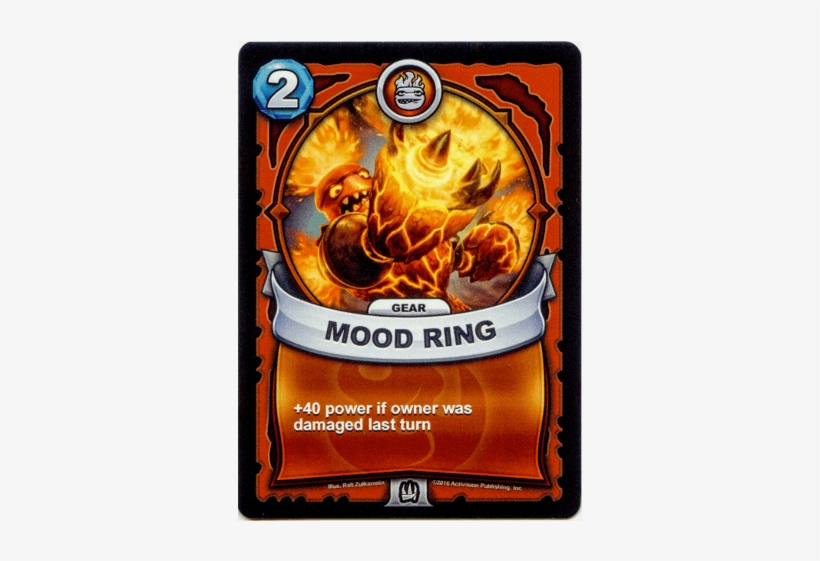 Fire Gear - Mood Ring - Skylanders Ring Of Heroes, transparent png download