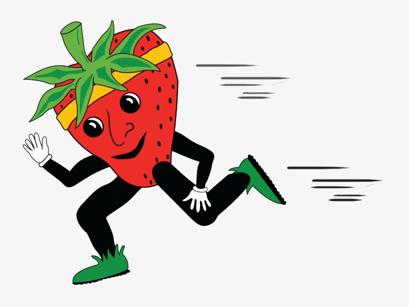 Running Strawberry Spd - Vista Strawberry Festival 2017, transparent png download