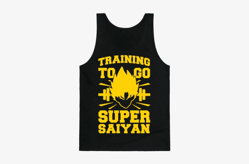Training To Go Super Saiyan Tank Top - Training To Be Super Saiyan Shirt, transparent png download