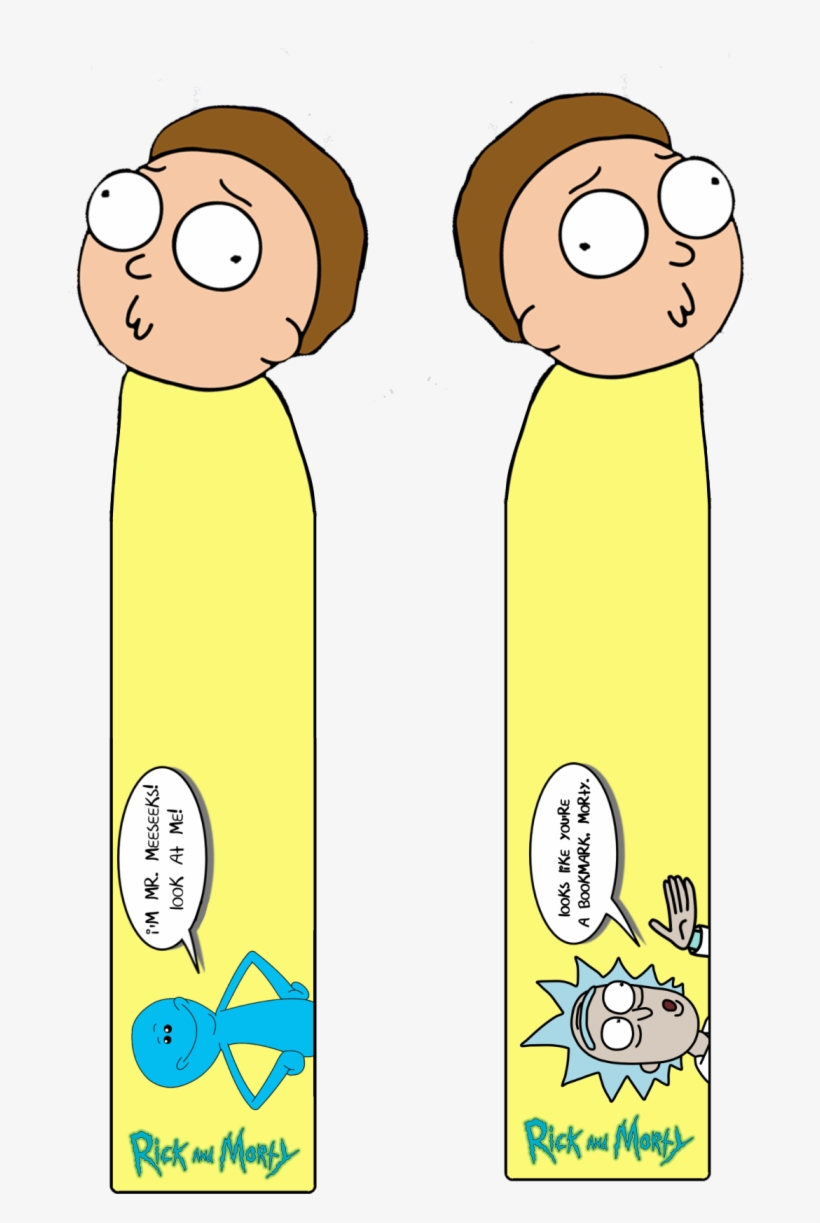 Looks Like You're A Bookmark, Morty - Rick And Morty, transparent png download