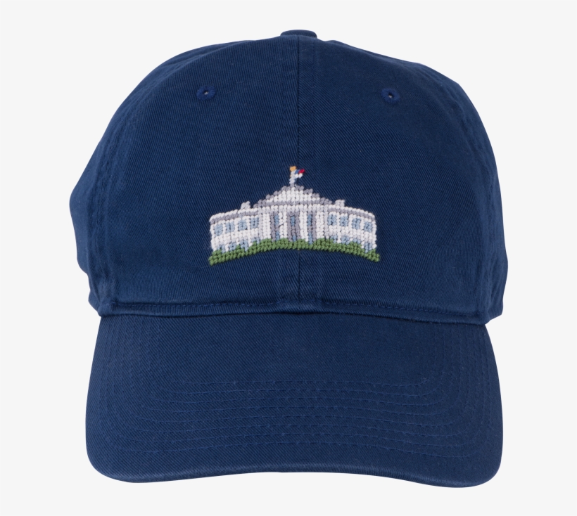 More Views - Smathers & Branson Navy Needlepoint White House, transparent png download