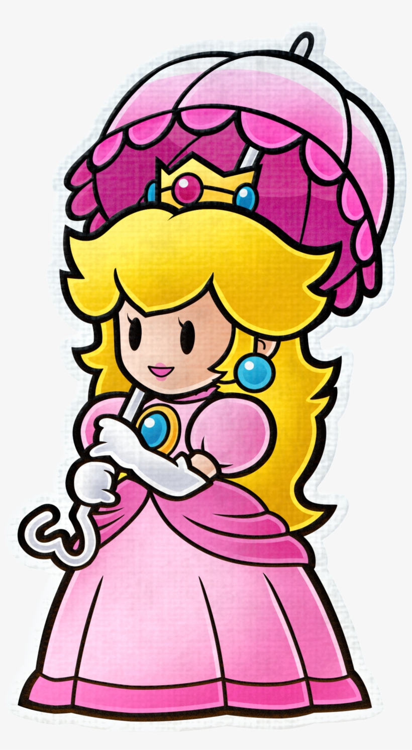 paper princess peach super paper mario