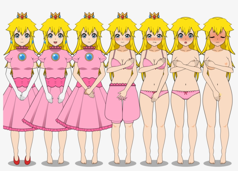 Completedprincess Peach - Cartoon, transparent png download