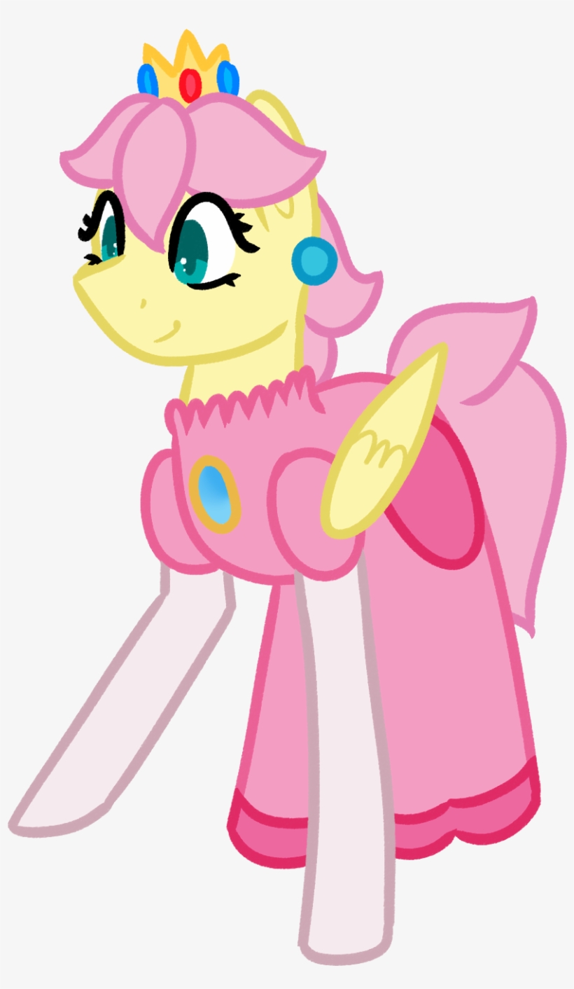 Azure-quill, Clothes, Cosplay, Costume, Dress, Fluttershy, - Fluttershy As Princess Peach, transparent png download