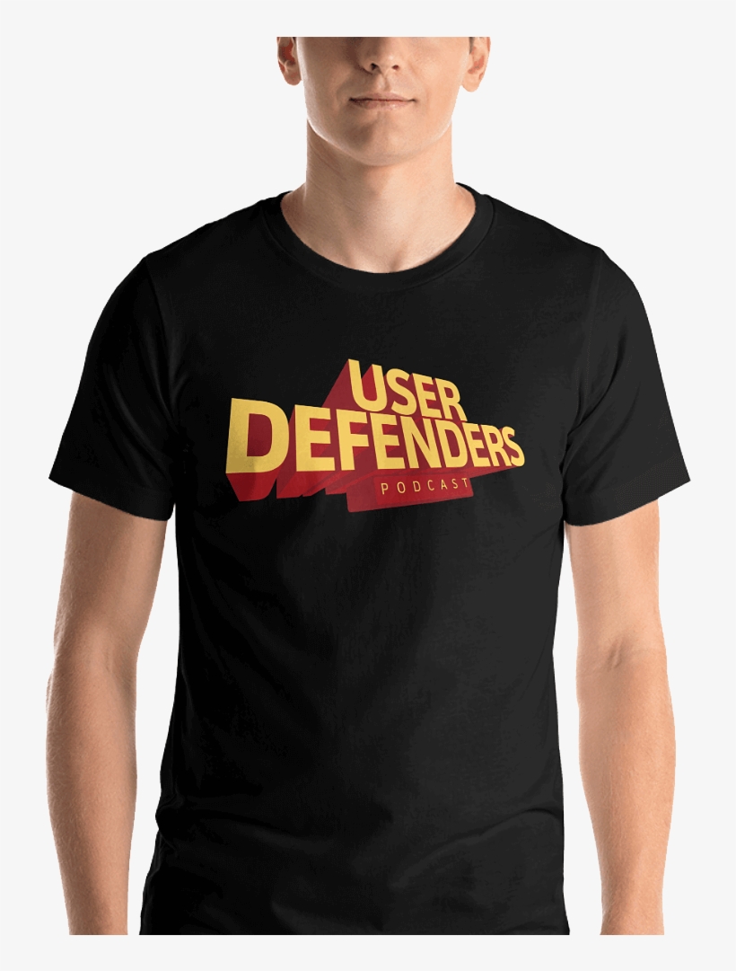 User Defenders Podcast Logo Tee Model Black - Baby Shark Doo Doo T Shirts, transparent png download