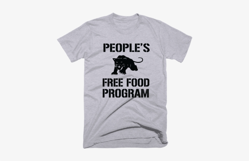 Panther's Legacy - Black Panther Free Food Program Shirt, transparent png download