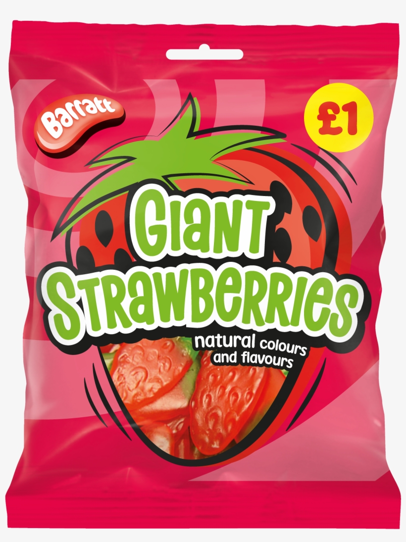 Barratt Giant Strawberries Pmp Render1 - Barratt Giant Strawberry - 16 X 160gm, transparent png download