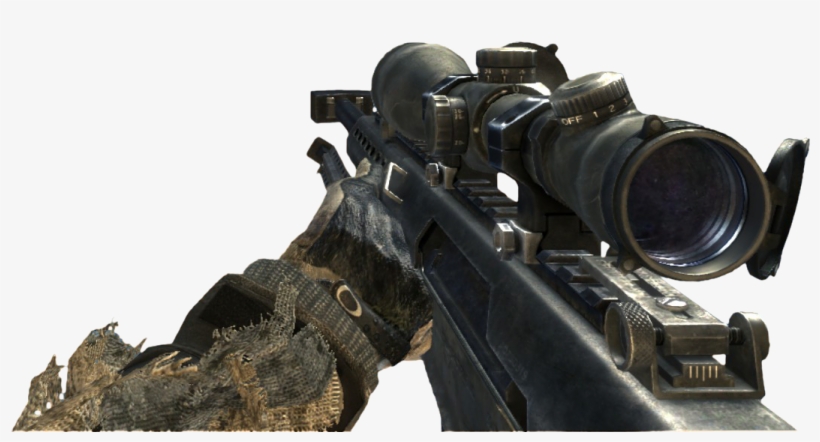 50cal Mw3 - Call Of Duty Barrett, transparent png download