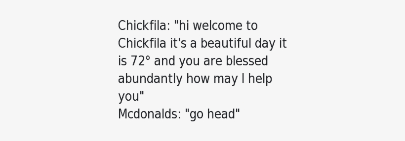 It's A Beautiful Day - Difference Between Chick Fil A And Mcdonalds, transparent png download