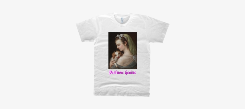 Woman Holding Dog T-shirt - Perfume Genius Shirt, transparent png download