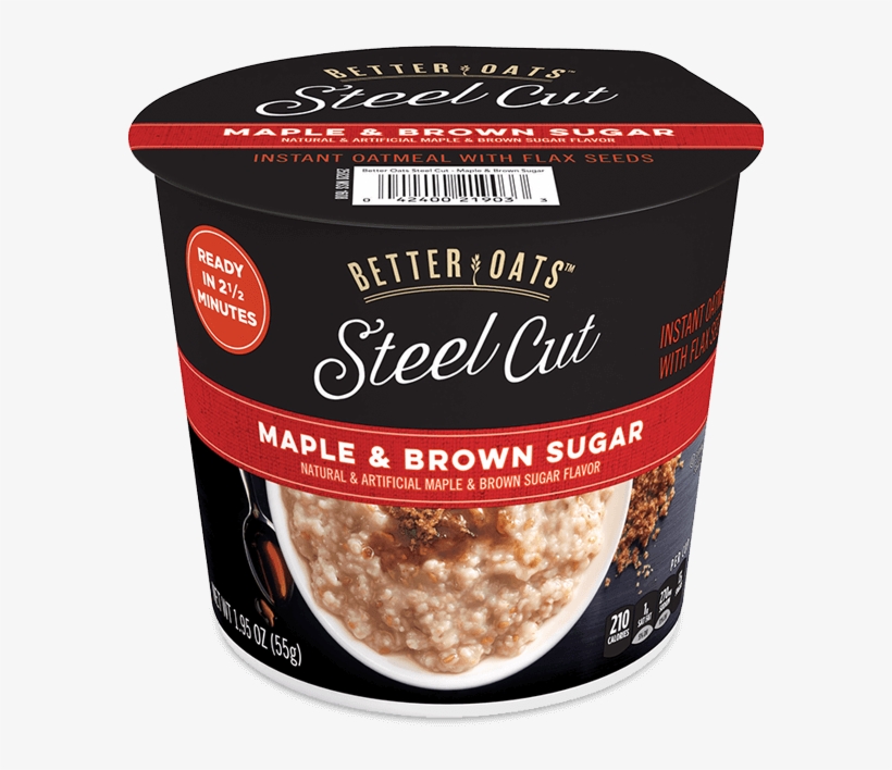 Better Oats Steel Cut Maple Brown Sugar, transparent png download