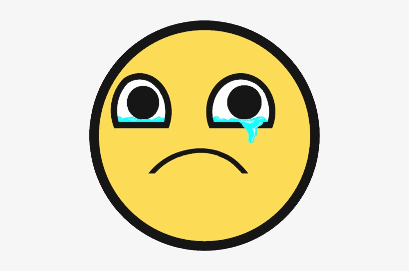 Clip Arts Related To - Super Sad Face, transparent png download