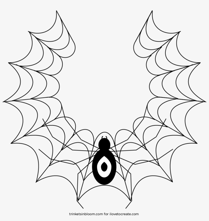 Spiderweb Design - Design, transparent png download