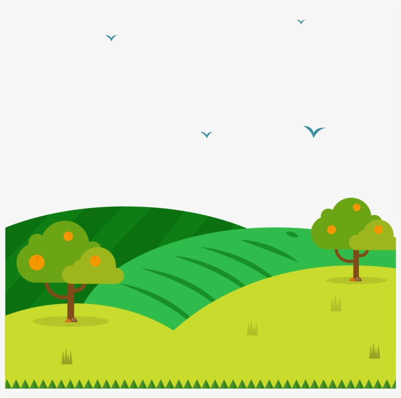 Cartoon Euclidean Illustration Transprent - Cartoon Fields, transparent png download