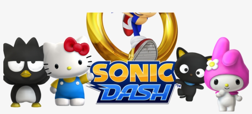 Hello Kitty Invades Sonic Dash In December - Sonic Dash Hello Kitty, transparent png download