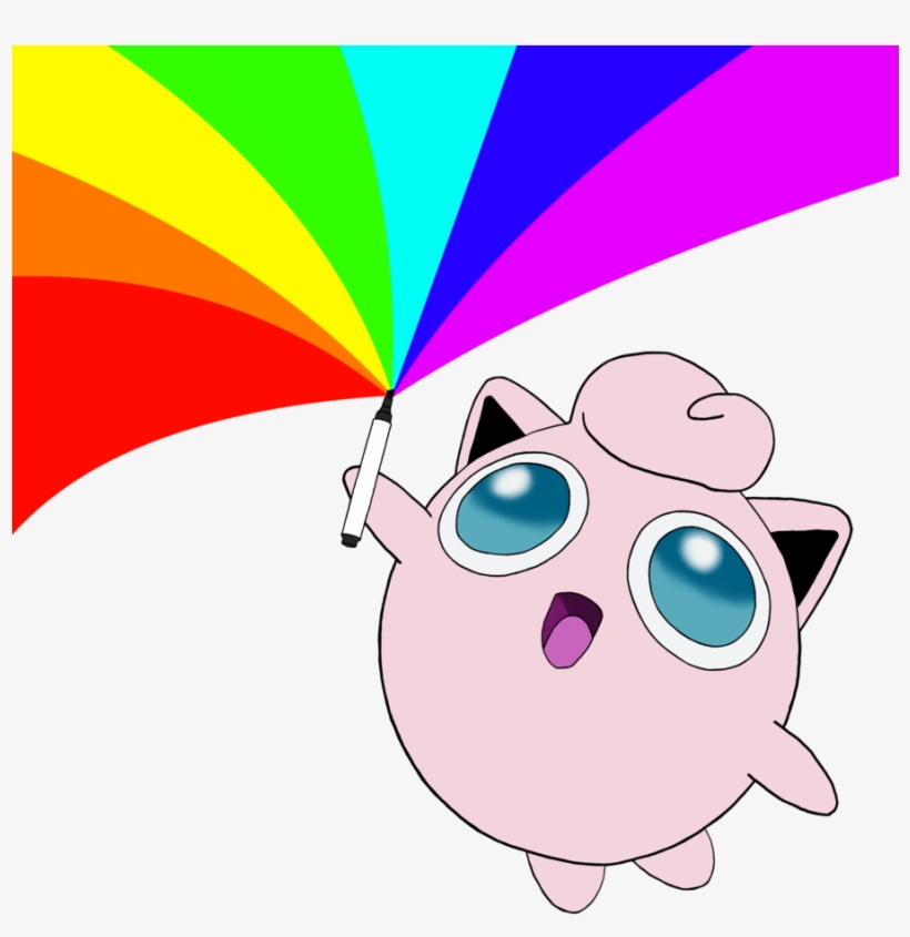Jpg Royalty Free Image Has A Permanent Pokemon By Aerodrome - Jigglypuff With Marker, transparent png download