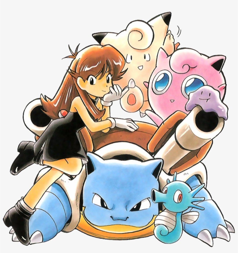 Blue, Blastoise, Horsea, Ditto, Jigglypuff, Clefairy - Pokemon Adventures Book Volume 3, transparent png download