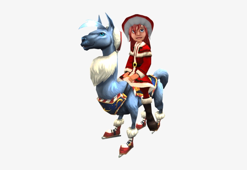 Meet The 2012 Kingsisle Charity Fa La La La Llama - Wizard101 Ice Mounts, transparent png download